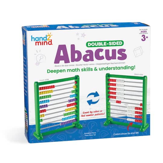 Hand2mind&#xAE; Double-Sided Abacus